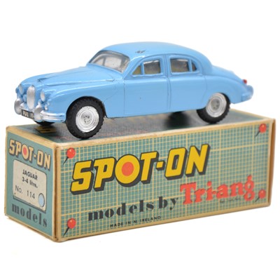 Lot 93 - Tri-ang Spot-on Toy model 114 Jaguar 3/4 Litre