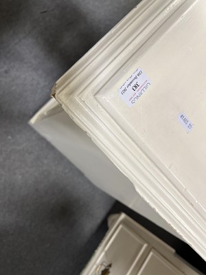 Lot 33 - Victorian painted pine chest of drawers