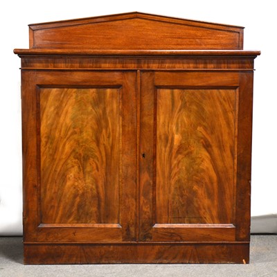 Lot 444 - George IV mahogany cupboard