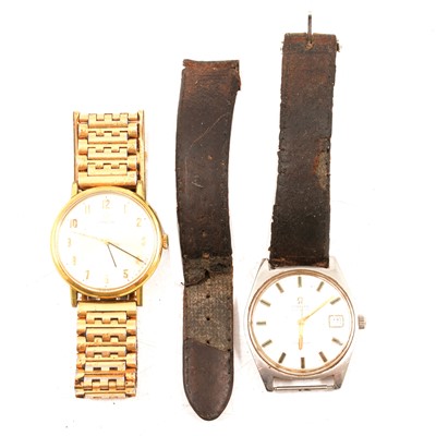 Lot 189 - Omega - two gentlemen's automatic wristwatches.