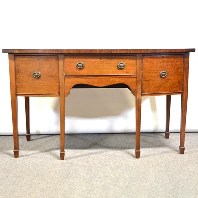 Lot 280 - Victorian mahogany bowfront sideboard