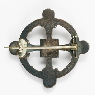Lot 184 - A Victorian Gothic Revival brooch designed by William Burges.