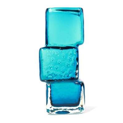 Lot 17 - A Textured Glass 'Drunken Bricklayer' vase, by Geoffrey Baxter for Whitefriars