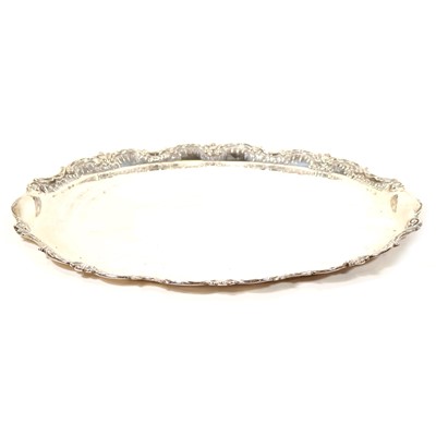 Lot 750 - Silver tray