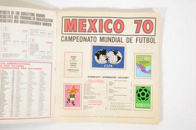 Lot 755 - A Mexico 1970 Panini sticker album, near complete with two stickers missing