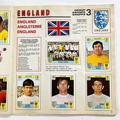 Lot 755 - A Mexico 1970 Panini sticker album, near complete with two stickers missing
