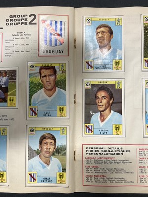 Lot 755 - A Mexico 1970 Panini sticker album, near complete with two stickers missing
