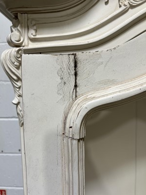Lot 43 - Two French style armoire, white painted