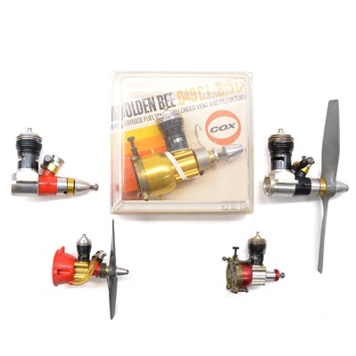 Lot 350 - Five Cox glow engines