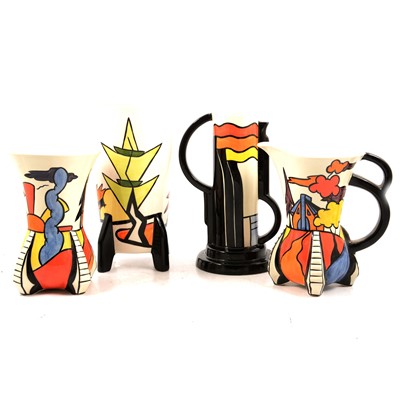 Lot 1 - Four Lorna Bailey ceramic vessels