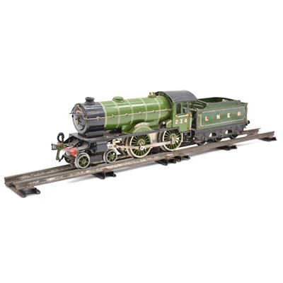 Lot 235 - Hornby O gauge clockwork locomotive and tender