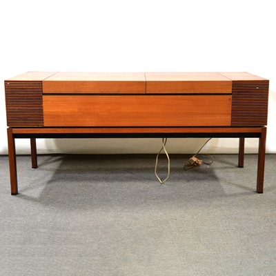 Lot 21 - Danish teak Radiogram cabinet with Bang & Olufsen Beomaster 900