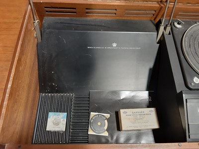 Lot 21 - Danish teak Radiogram cabinet with Bang & Olufsen Beomaster 900