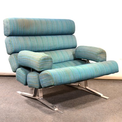 Lot 1 - A 'Kingston' series sofa and lounge chair, by William Plunkett, introduced 1969