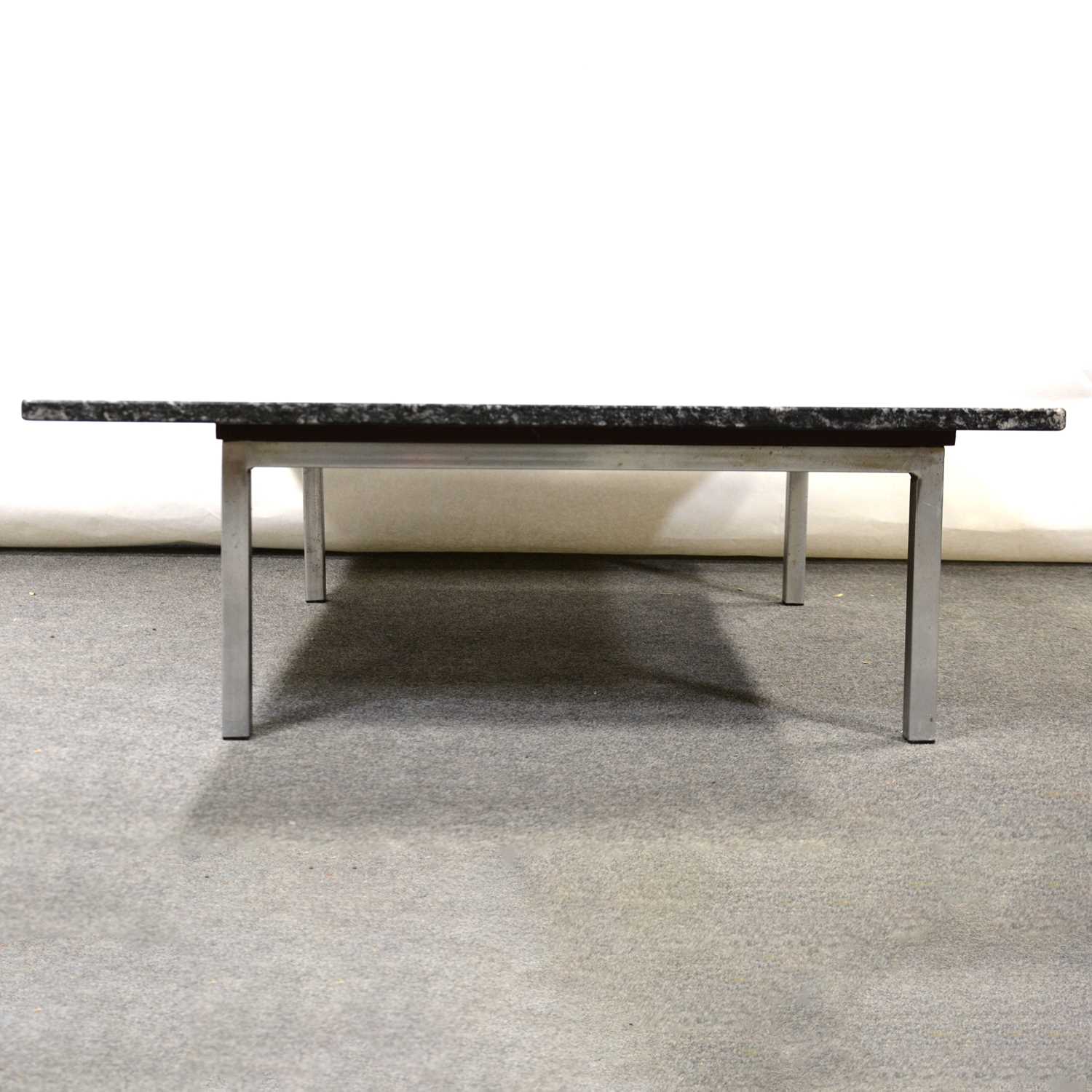 Lot 3 - Chrome framed coffee table, circa 1970s