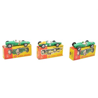 Lot 37 - Three Dinky Toys die-cast models including 243 BRM racing car