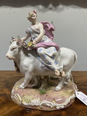 Lot 14 - Meissen porcelain model