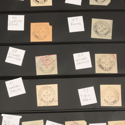 Lot 103 - Postal history: military postmarks
