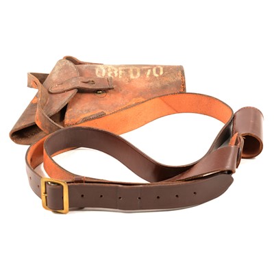 Lot 143 - Quantity of Sam Browne belts, etc.