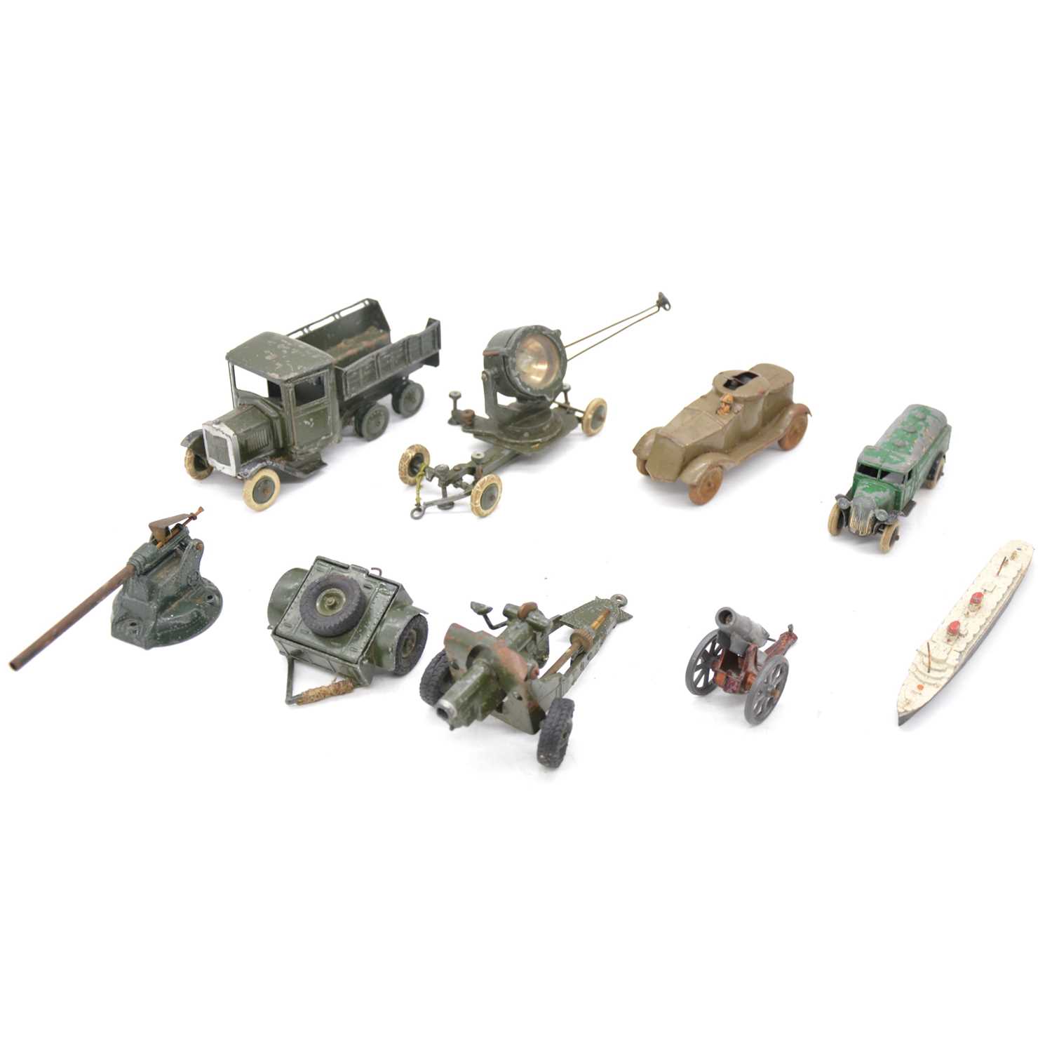 Lot 2 - Pre-war Dinky Toys 25D Esso petrol tanker and others