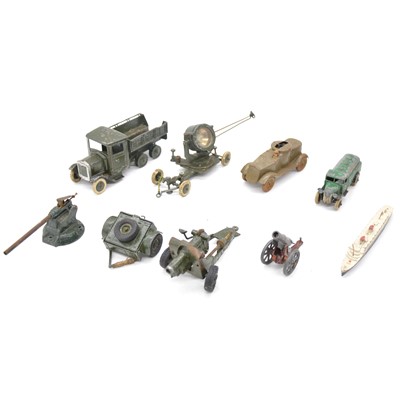 Lot 2 - Pre-war Dinky Toys 25D Esso petrol tanker and others