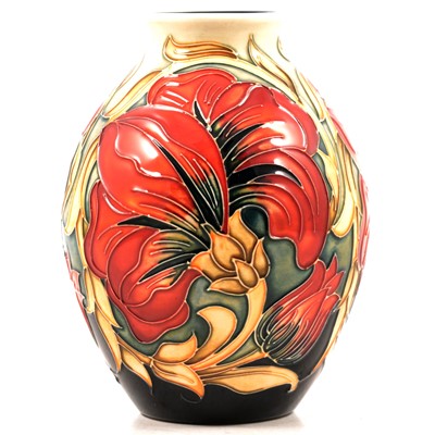 Lot 26 - Moorcroft Pottery - Spanish pattern vase.