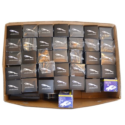 Lot 116 - Thirty-six Atlas die-cast model Jaguars, boxed
