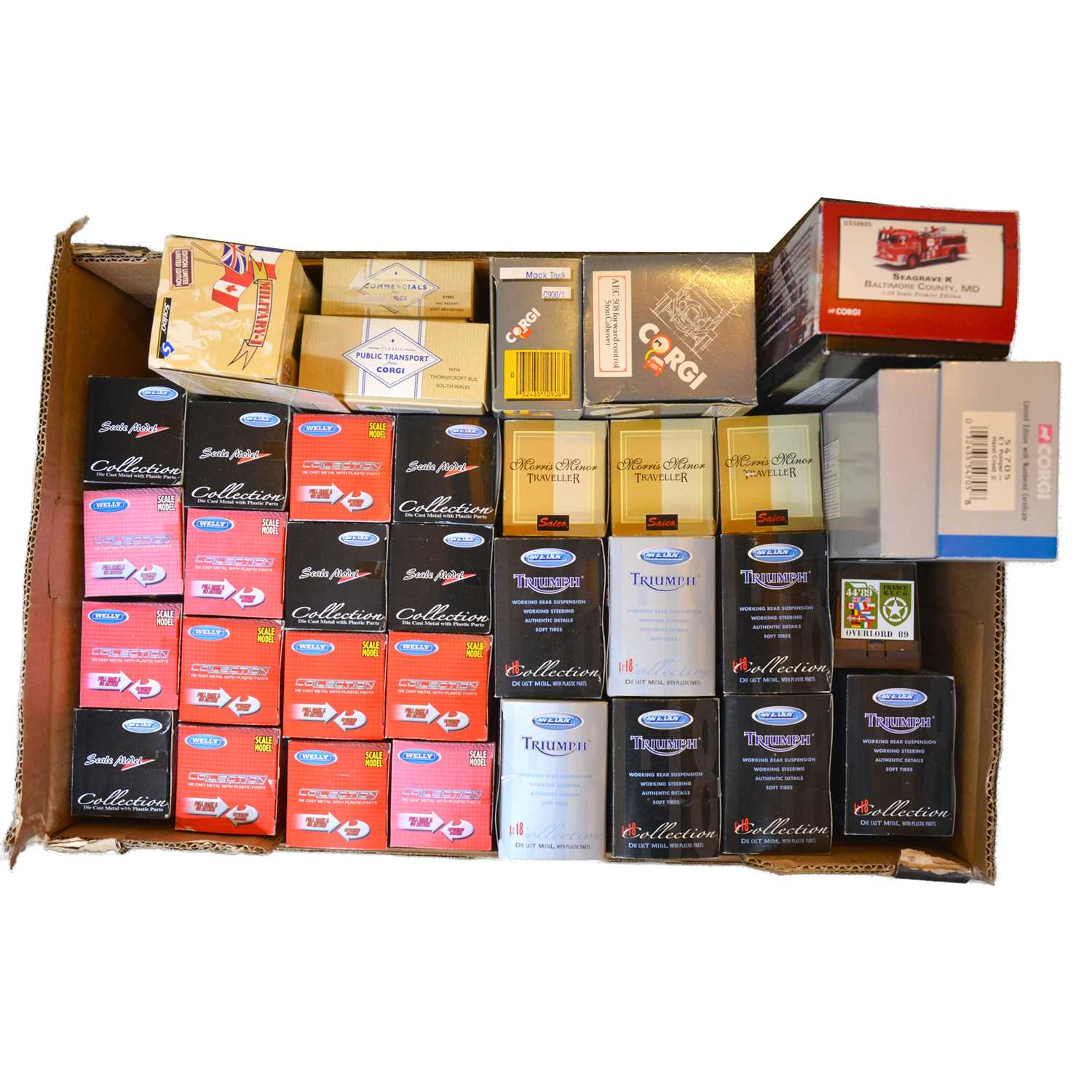 Lot 59 - Thirty-four die-cast model vehicles, boxed