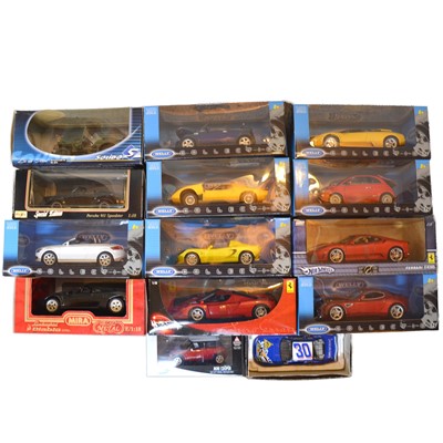 Lot 87 - Fourteen die-cast model vehicles, boxed