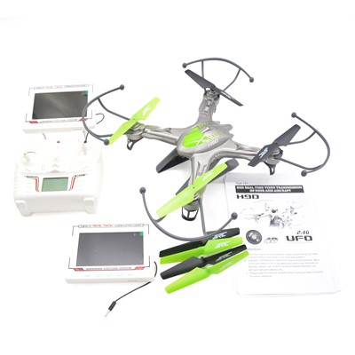 Lot 478 - JJRC H9D 2.4G four axis aircraft, with real-time video transmission