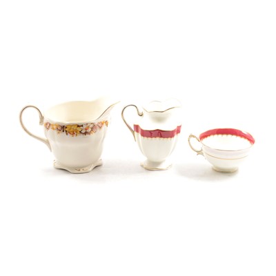 Lot 77 - Two boxes of part tea services.