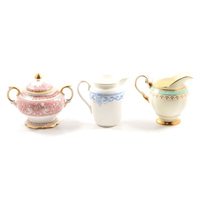 Lot 119 - Two part tea services - Tuscan China 'Plant' pattern and another.