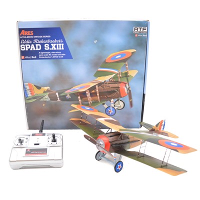 Lot 489 - Ares ultra-micro RTF aircraft, Rickenbaeker's SPAD S.XIII, boxed