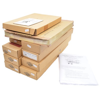Lot 480 - Eight model aircraft kits, including Tony Ray's aero models and The Vintage Model Co, boxed