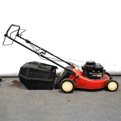 Lot 158 - A Briggs & Stratton Champion 375 lawnmower and an AL-KO H 1600s shredder with instruction book.