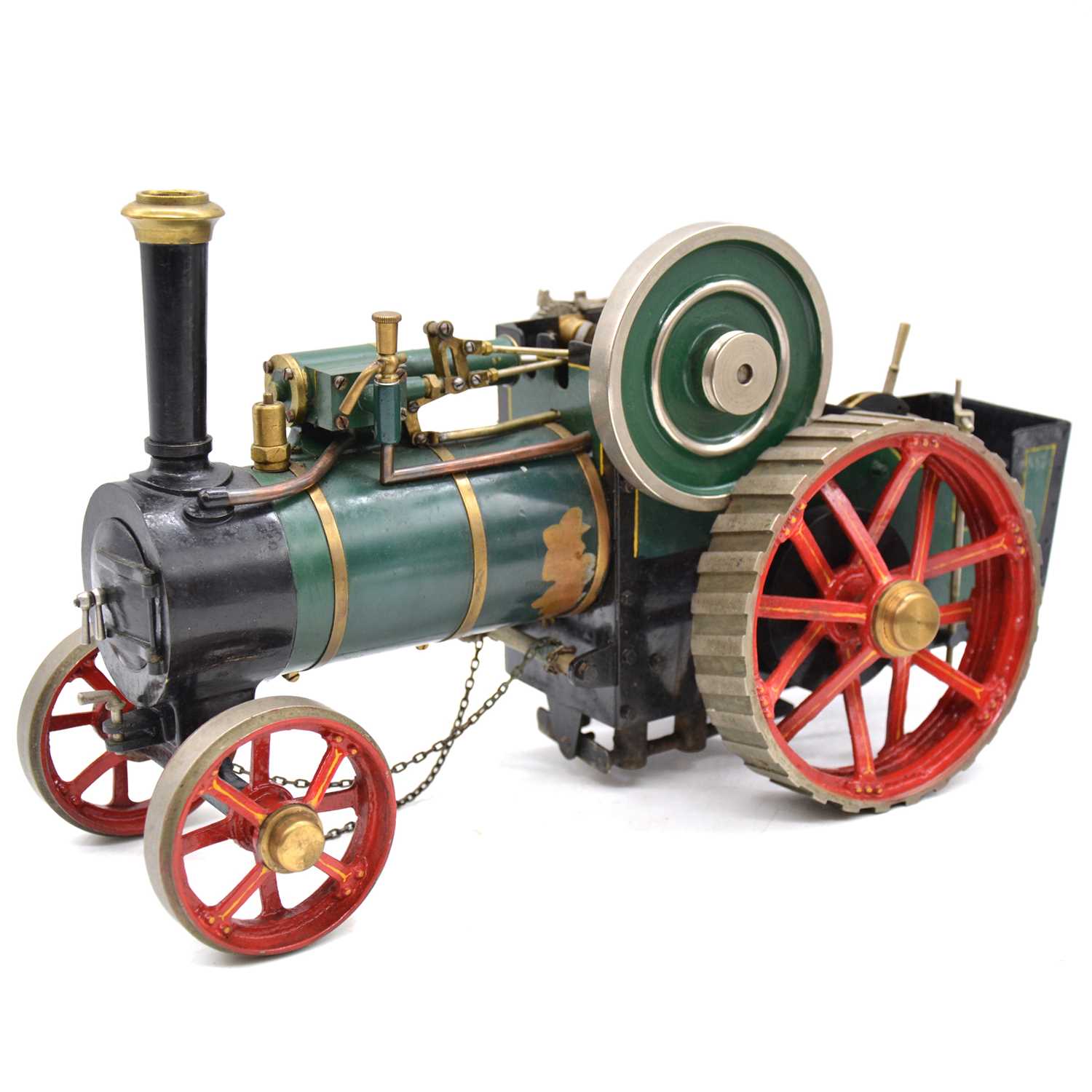 Lot 210 - Bassett Lowke live steam 3/4 inch traction engine