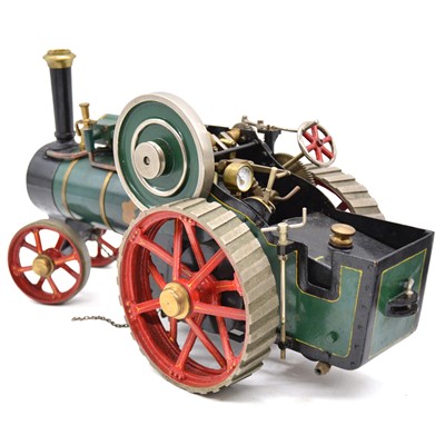 Lot 210 - Bassett Lowke live steam 3/4 inch traction engine