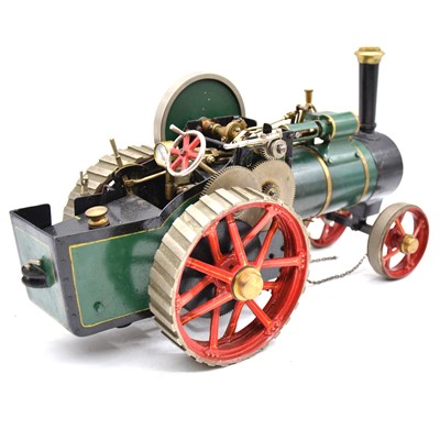 Lot 210 - Bassett Lowke live steam 3/4 inch traction engine
