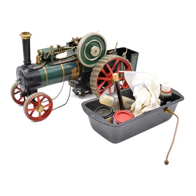 Lot 210 - Bassett Lowke live steam 3/4 inch traction engine