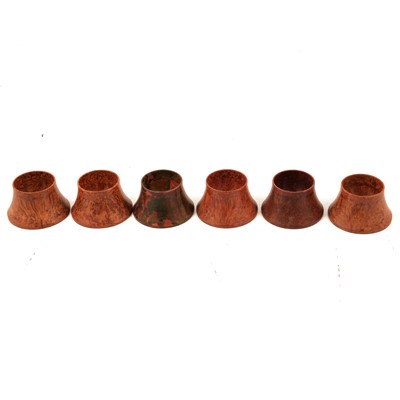 Lot 167 - Six vintage bakelite egg cups