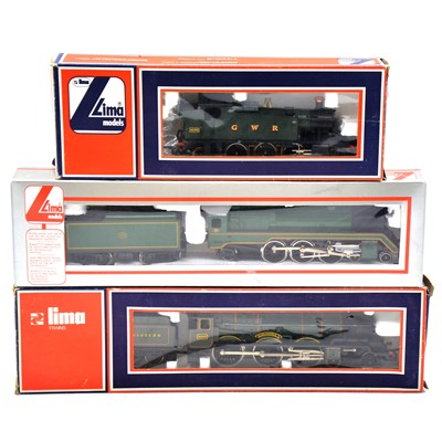 Lot 347 - Three Lima OO gauge steam locomotives