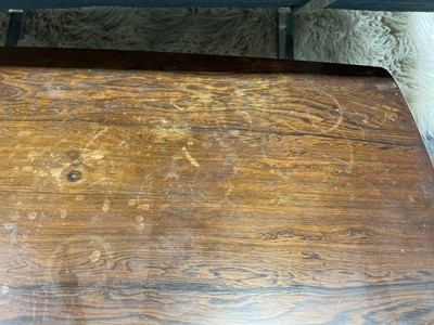 Lot 7 - 1960s rosewood and chrome metal coffee table, G Morley & Son, High Wycombe