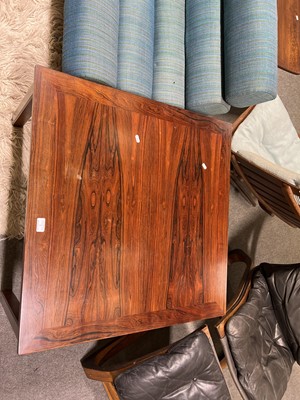 Lot 2 - 1970s Danish rosewood square coffee table, Møbel Intarsia
