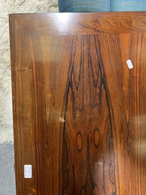 Lot 2 - 1970s Danish rosewood square coffee table, Møbel Intarsia