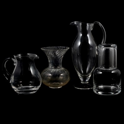 Lot 83 - Two boxes of assorted glassware.