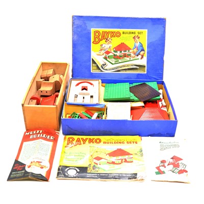 Lot 186 - Two building toy sets, including Bayko building set and Nicoltoys 'Multi-builder', both boxed