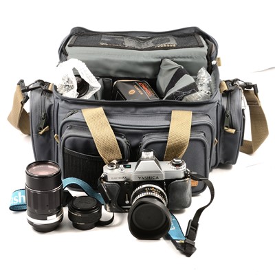 Lot 161 - Yashica Electro AX Camera and Accessories