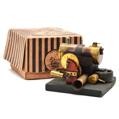 Lot 208 - Bowman Models live steam stationary engine, length 14cm in original box
