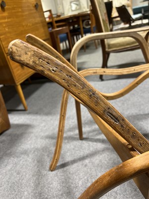 Lot 58 - Mid-century 'Lamino' easy chair frame, designed by Yngve Ekstrom for Swedese