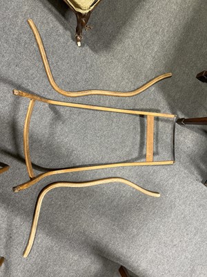 Lot 58 - Mid-century 'Lamino' easy chair frame, designed by Yngve Ekstrom for Swedese